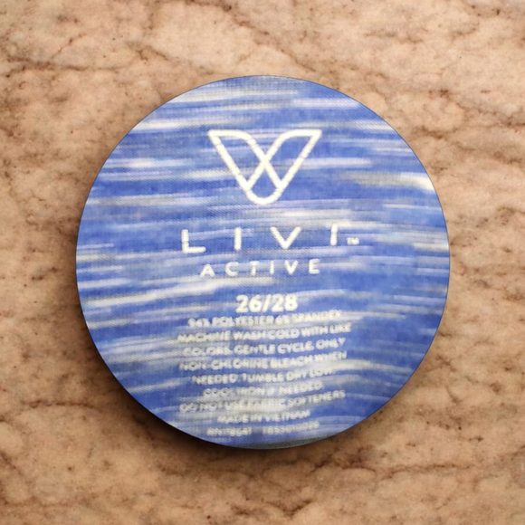 Women's Livi Active Jacket by Lane Bryant 26/28 Blue White - Picture 9 of 9